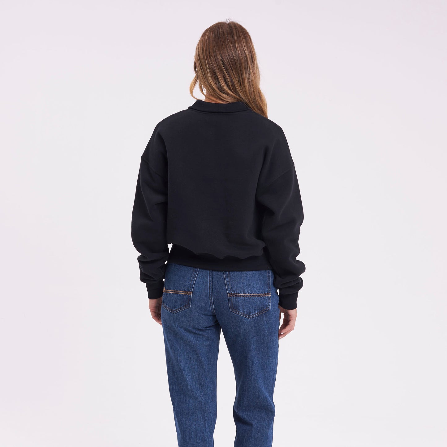 Buzo Rusty Bind Me Up Zip Crew Ld Black