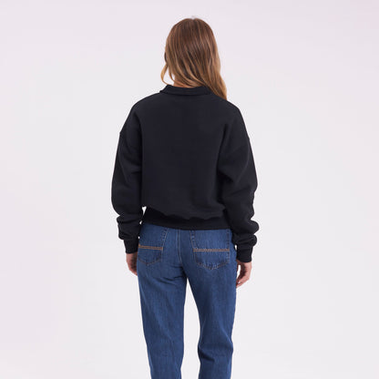Buzo Rusty Bind Me Up Zip Crew Ld Black