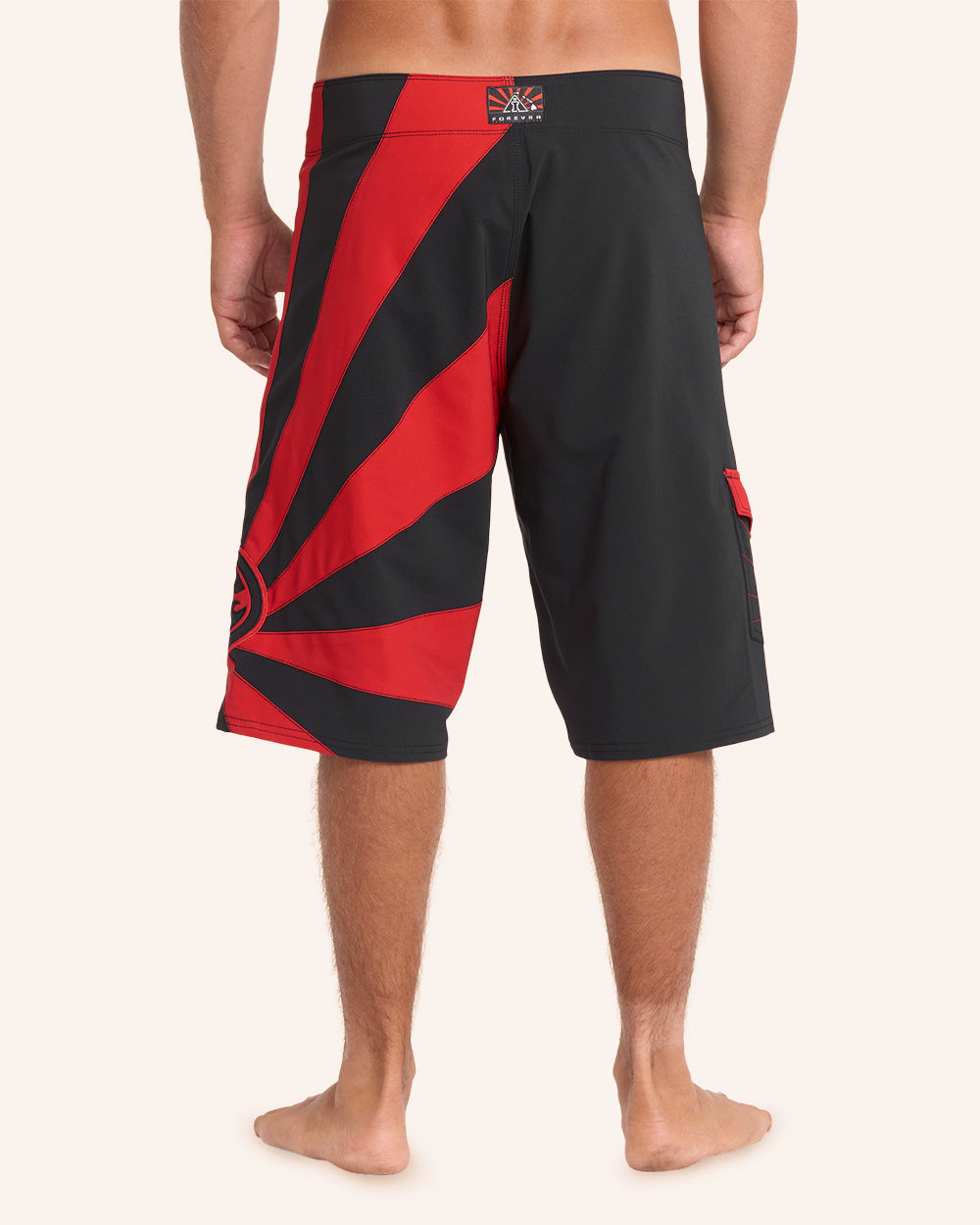 Boardshort Billabong A.I. Rising Sun Pro Rojo