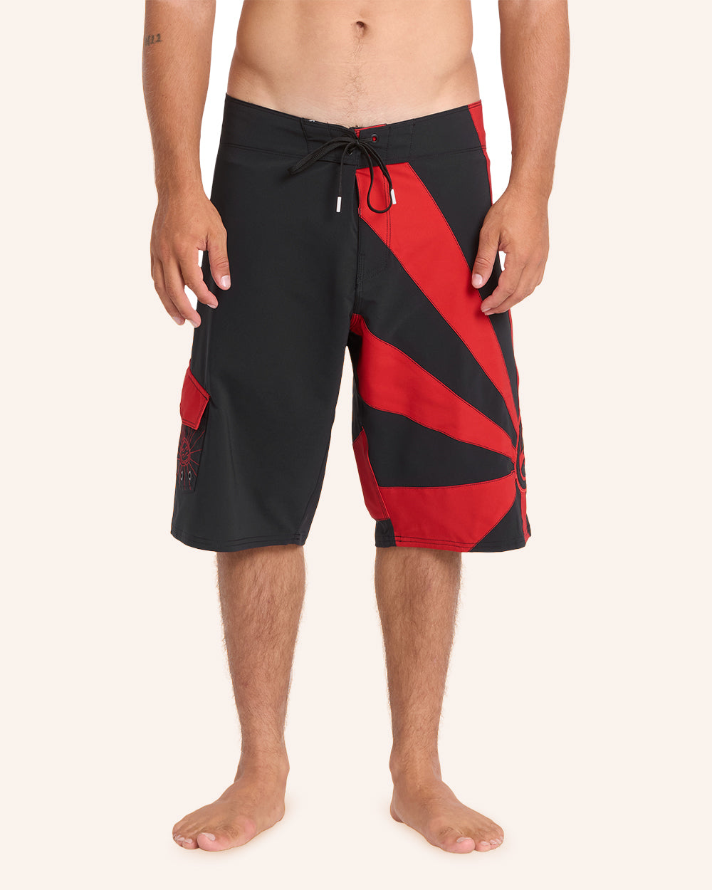 Boardshort Billabong A.I. Rising Sun Pro Rojo