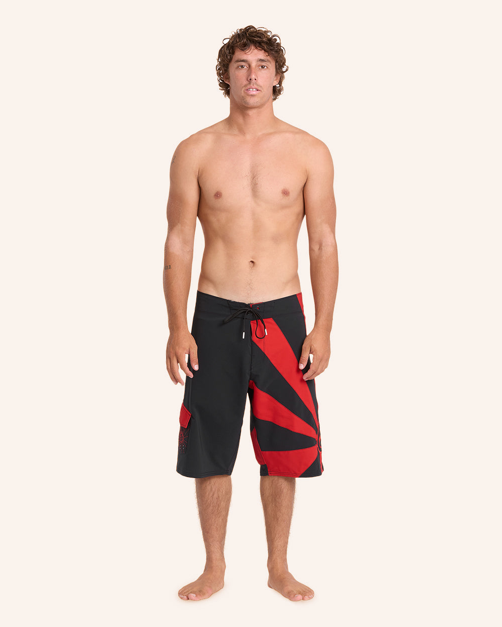 Boardshort Billabong A.I. Rising Sun Pro Rojo