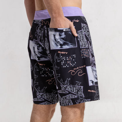Short Rusty Surf Night Bs Fullprint
