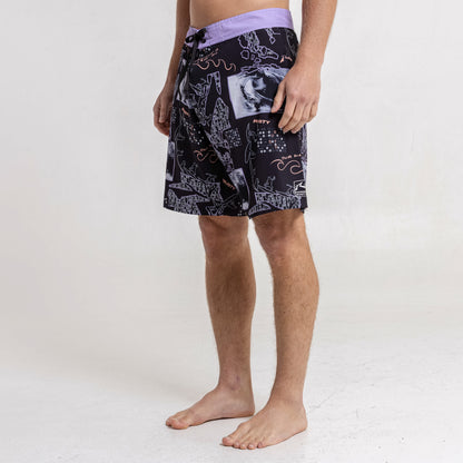 Short Rusty Surf Night Bs Fullprint
