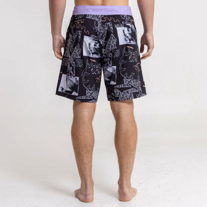 Short Rusty Surf Night Bs Fullprint