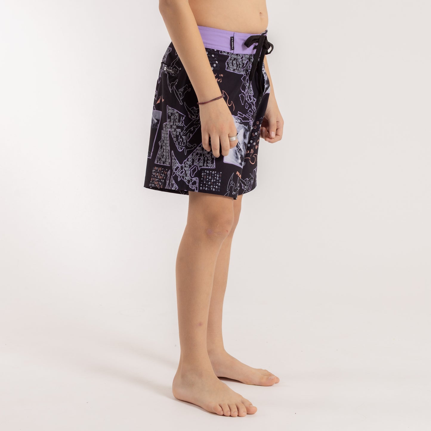 Short Rusty Surf Night Bs Jr Fullprint