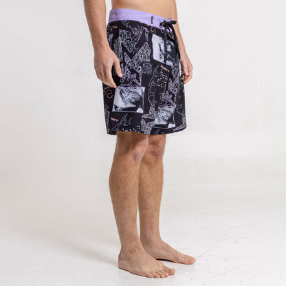 Short Rusty Surf Night Bs Fullprint