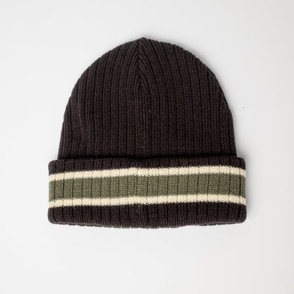 Gorro Lana Rusty Bones Reversible Beanie Black
