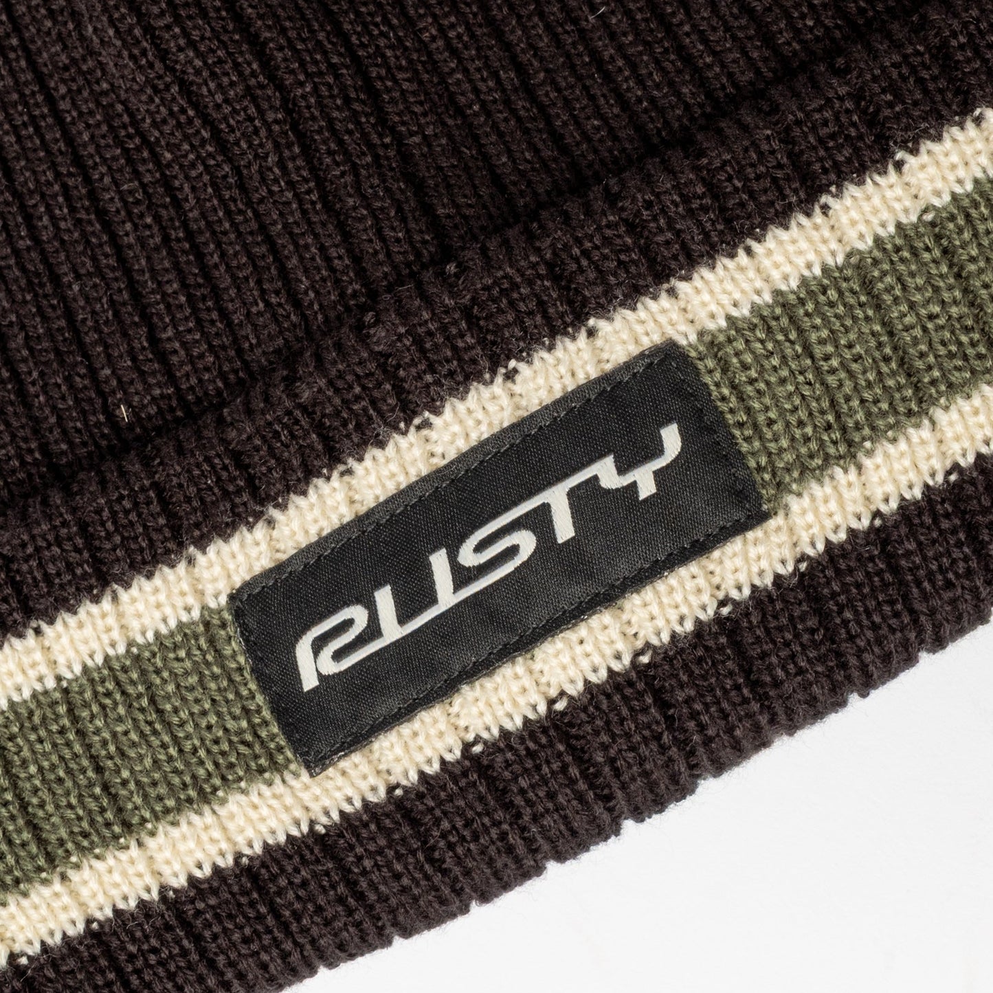 Gorro Lana Rusty Bones Reversible Beanie Black
