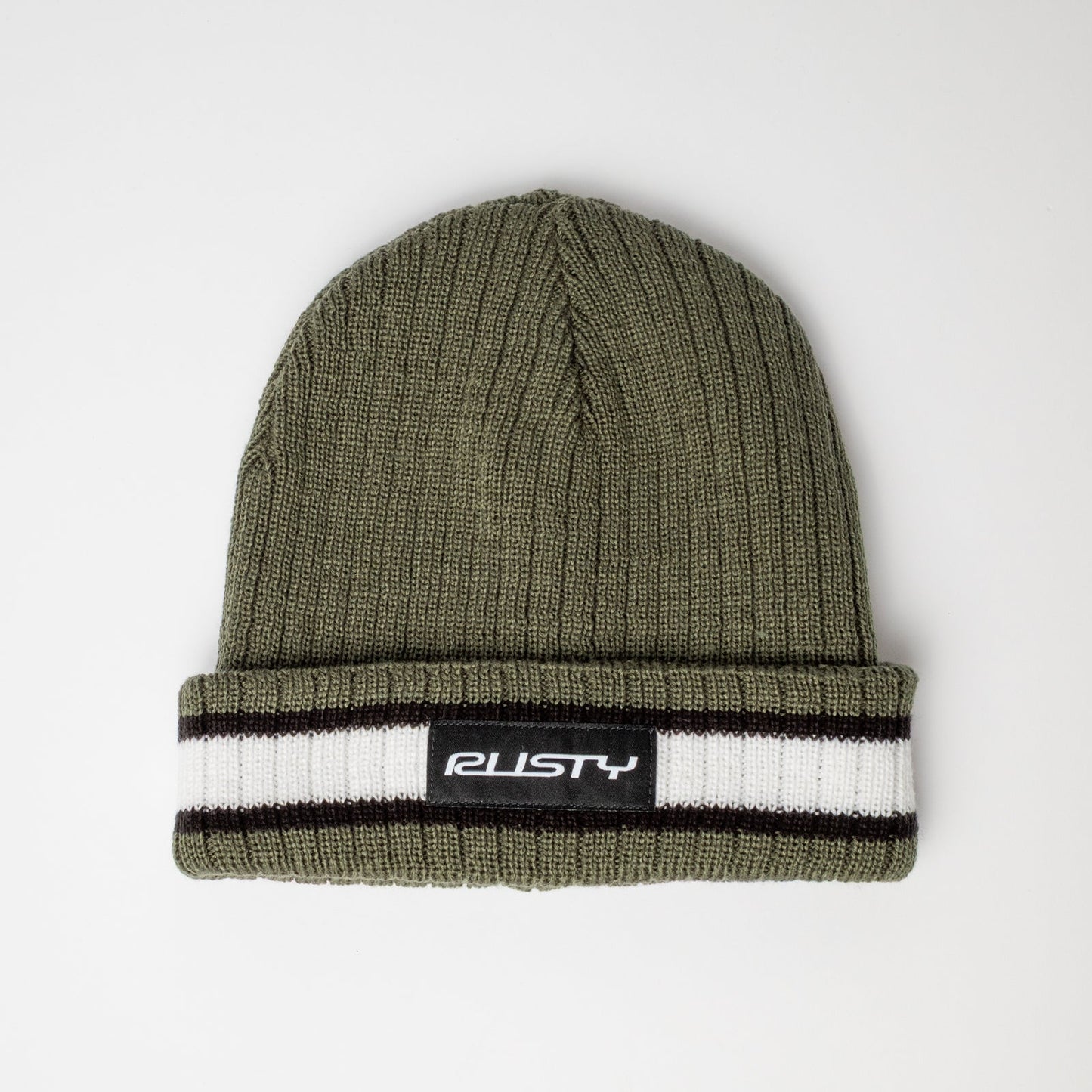 Gorro Lana Rusty Bones Reversible Beanie Shadow Army
