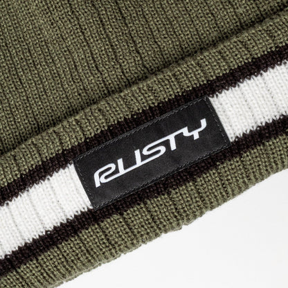 Gorro Lana Rusty Bones Reversible Beanie Shadow Army