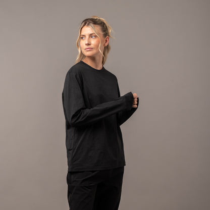 Remera Rusty Booser Baselayer Black Marle
