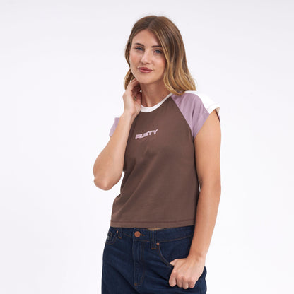 Remera Mc Rusty Bradley Mini Cap Sleeve Tee Ld Chestnuit