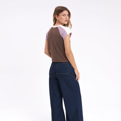 Remera Mc Rusty Bradley Mini Cap Sleeve Tee Ld Chestnuit