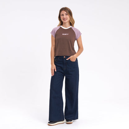 Remera Mc Rusty Bradley Mini Cap Sleeve Tee Ld Chestnuit