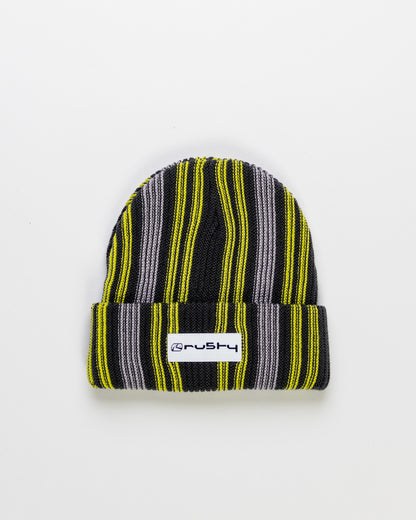 Gorro Lana Rusty Breaker Stripe Beanie* Carbon