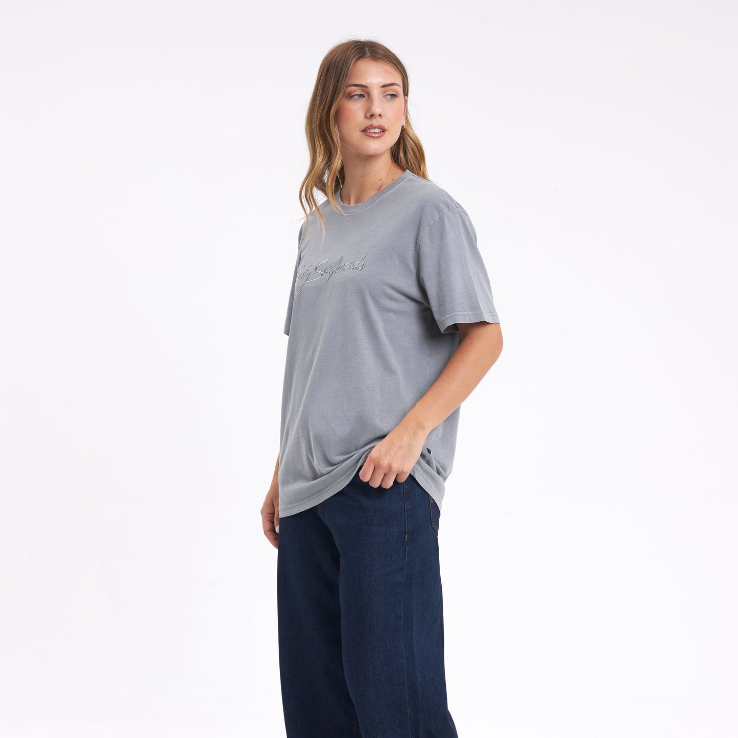 Remera Mc Rusty Bright Rusty Signature Tee Ld Grey