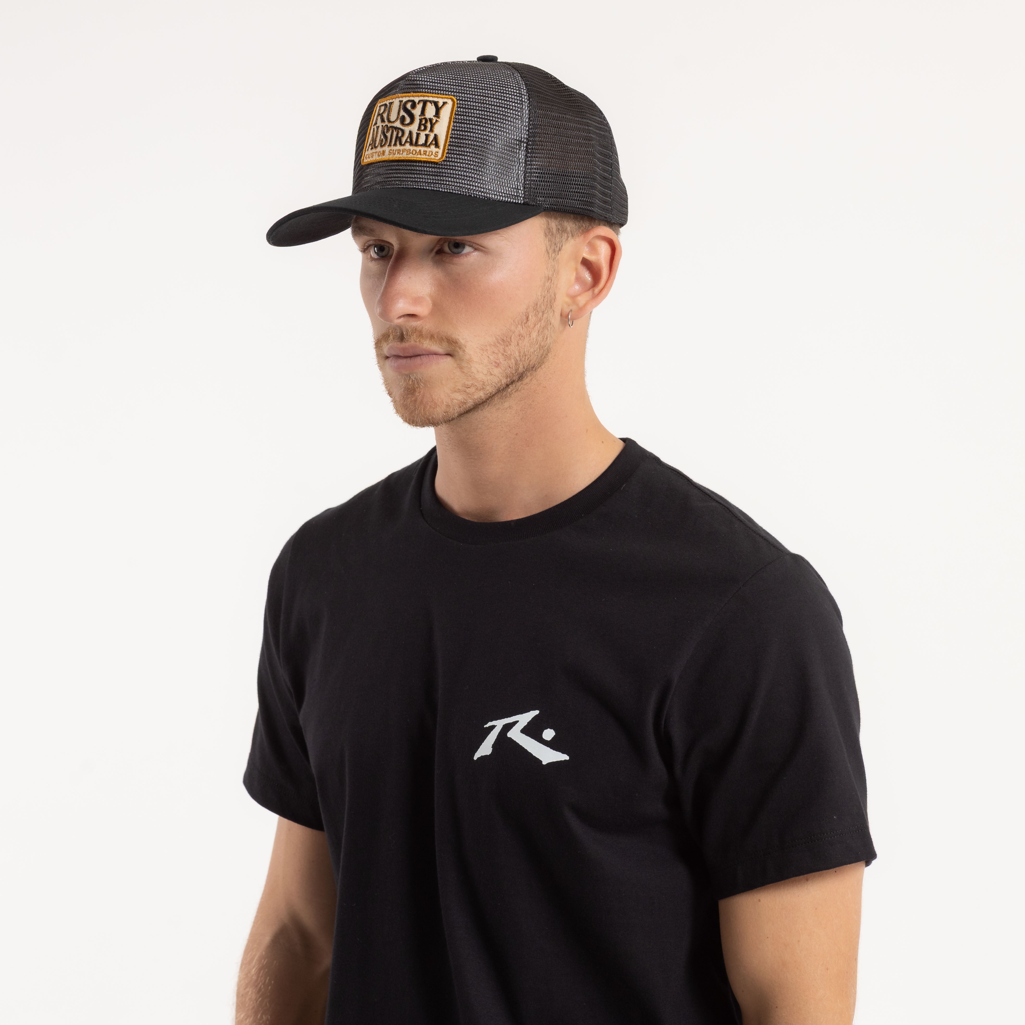 Gorra Rusty By Australia Trucker Cap Black