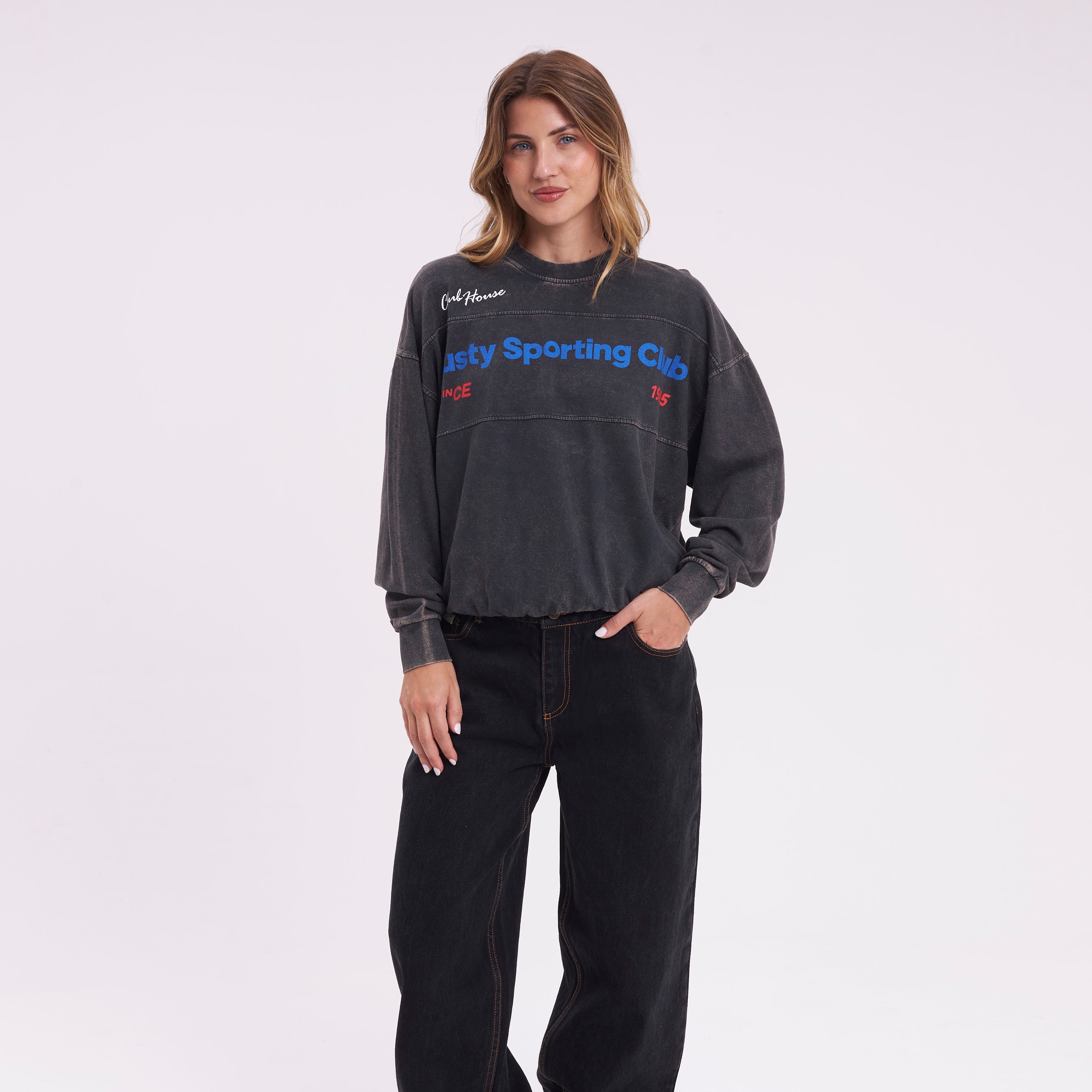 Buzo Rusty Caliway Diy Crew Ld Washed Black