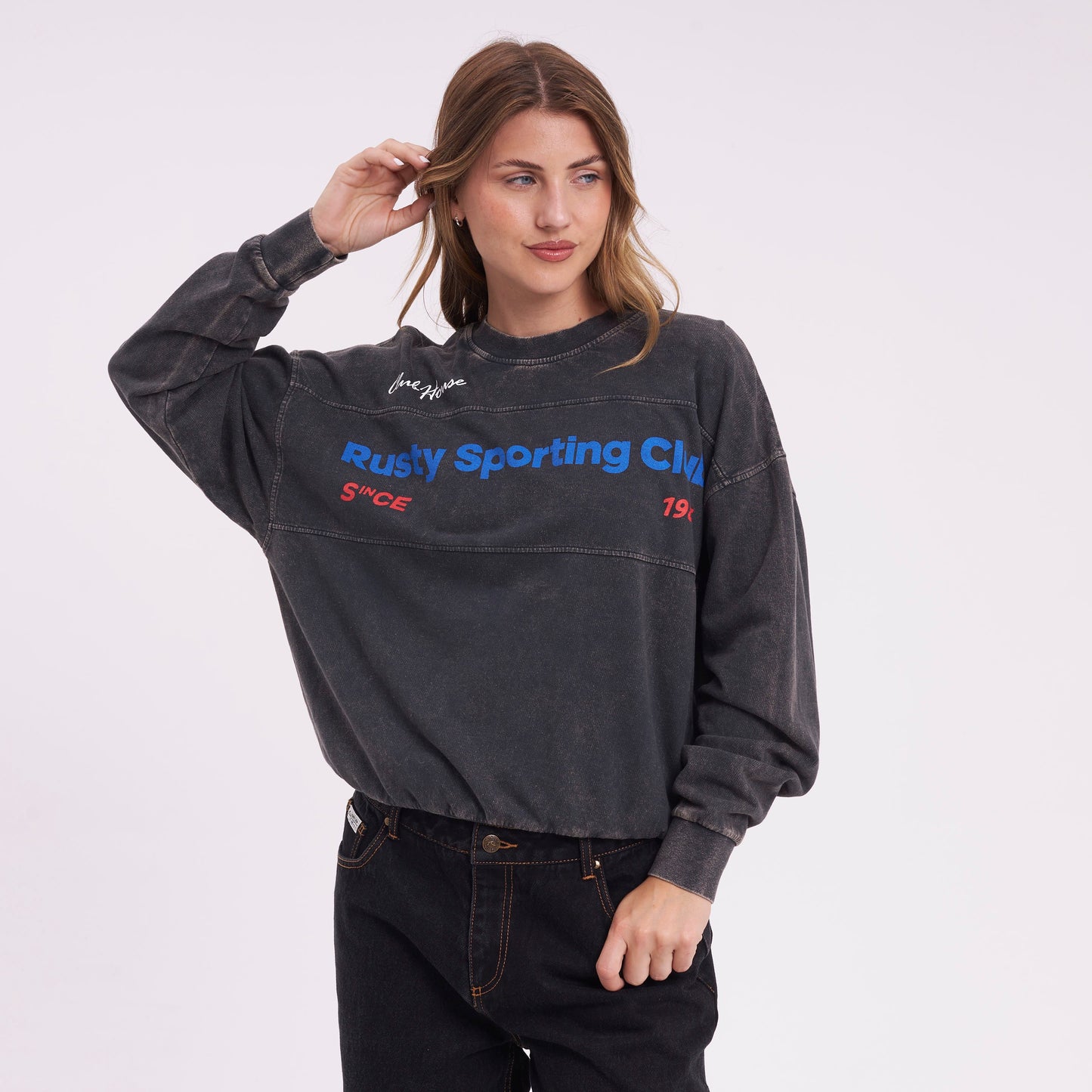 Buzo Rusty Caliway Diy Crew Ld Washed Black