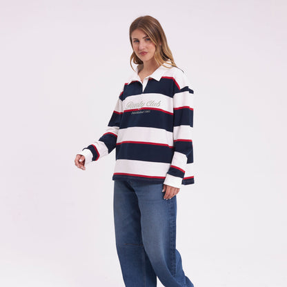 Buzo Rusty Cali Polo Crew Ld Navy