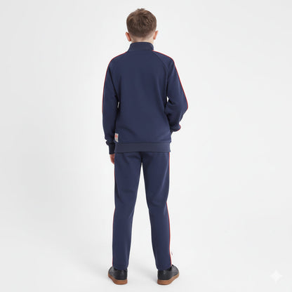 Campera canguro Rusty Lykke Zip Hood Jr Navy