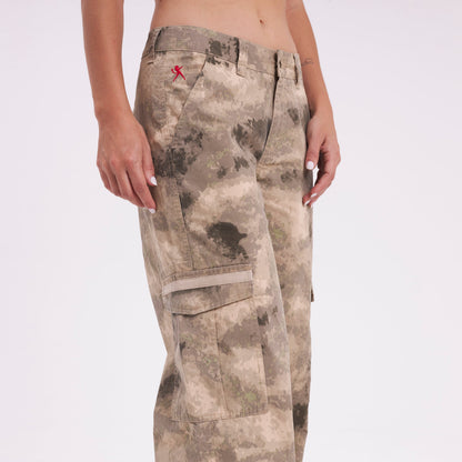 Pantalon Rusty Camoozy Low Rise Cargo Pant Camo