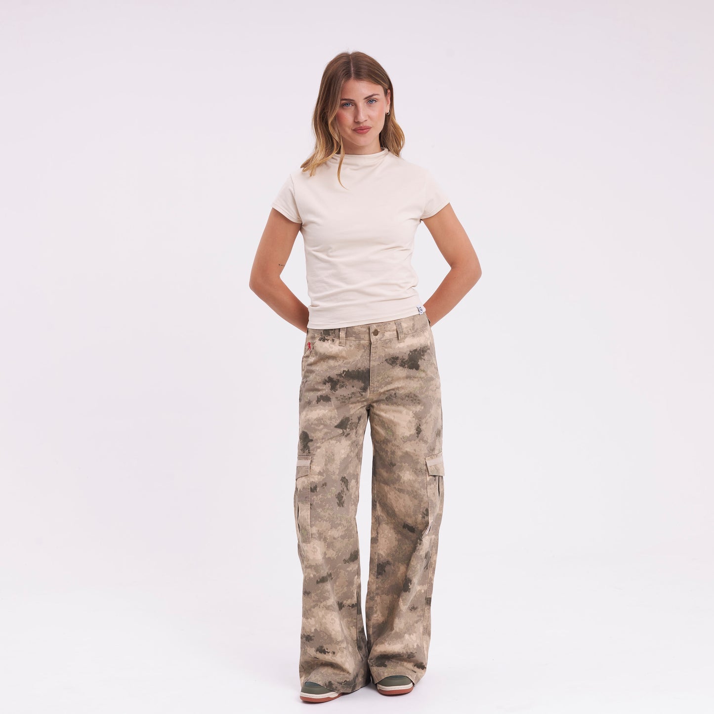 Pantalon Rusty Camoozy Low Rise Cargo Pant Camo