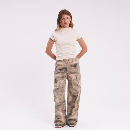 Pantalon Rusty Camoozy Low Rise Cargo Pant Camo