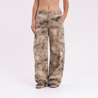Pantalon Rusty Camoozy Low Rise Cargo Pant Camo