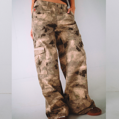 Pantalon Rusty Camoozy Low Rise Cargo Pant Camo