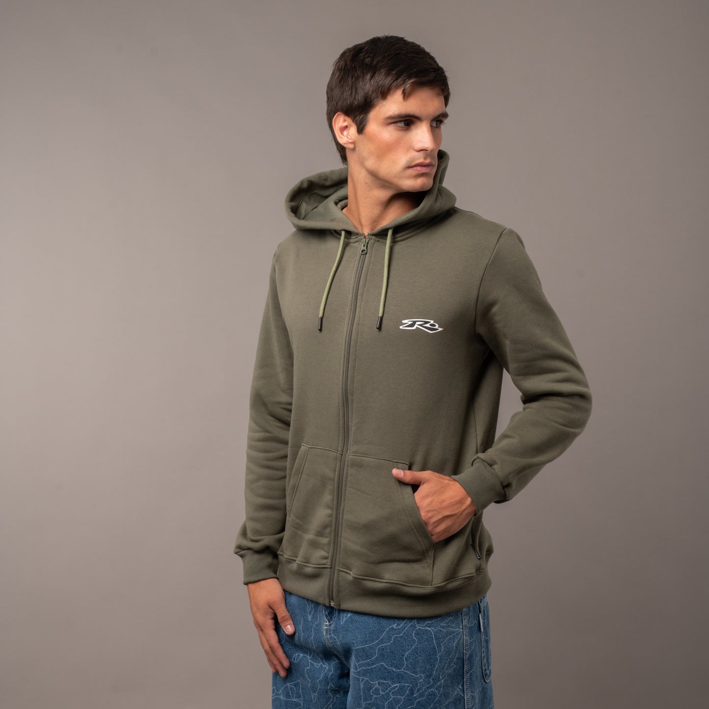 Campera Canguro Rusty Registered Megabig Military Green
