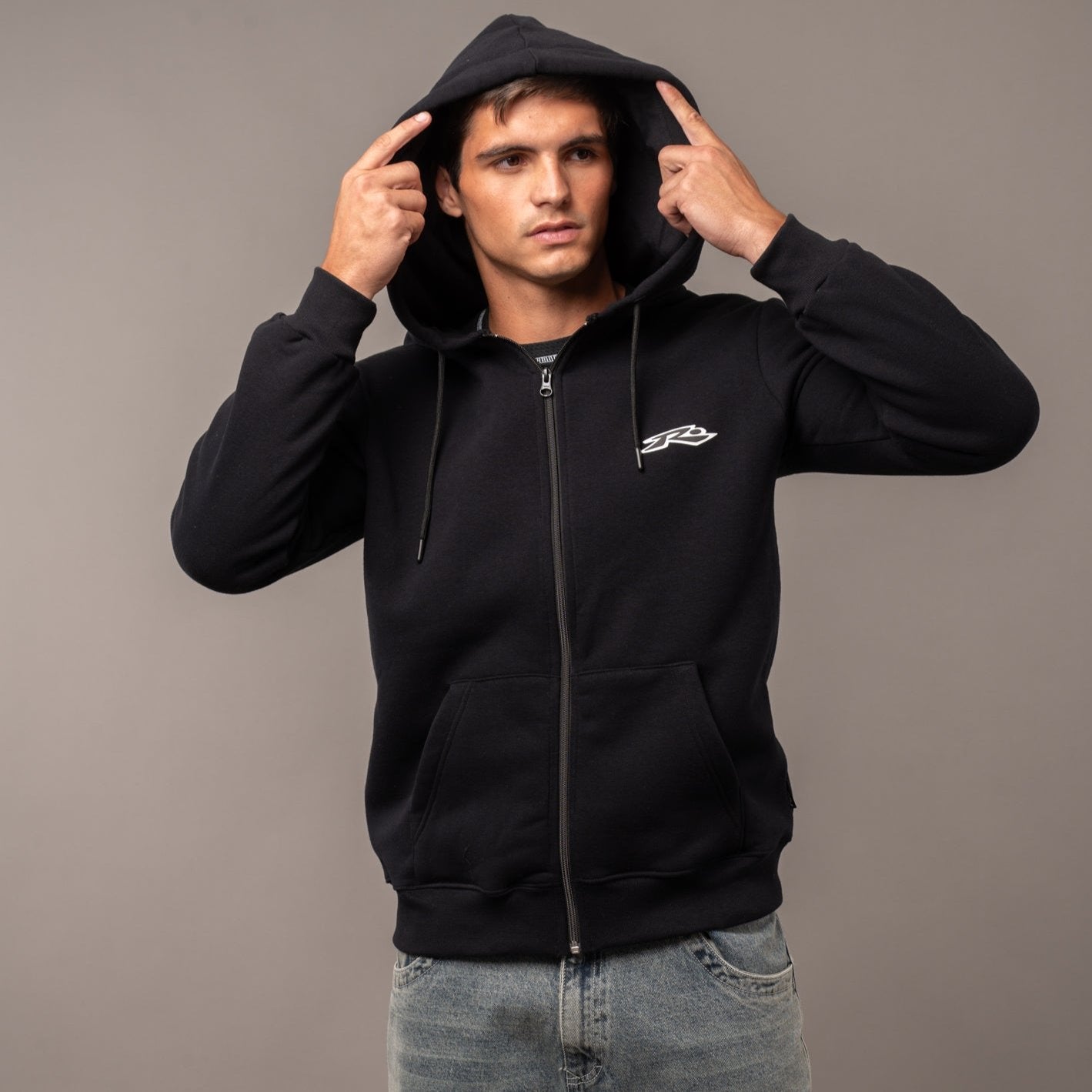 Campera Canguro Rusty Registered Megabig Black