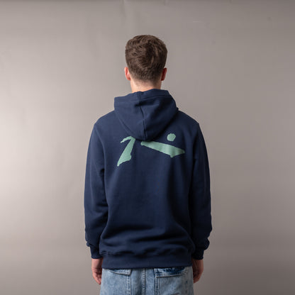 Campera Canguro Rusty Competition Navy/Green Gables