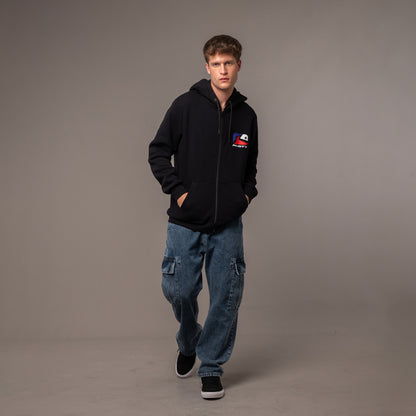 Campera Canguro Rusty Phenom Black