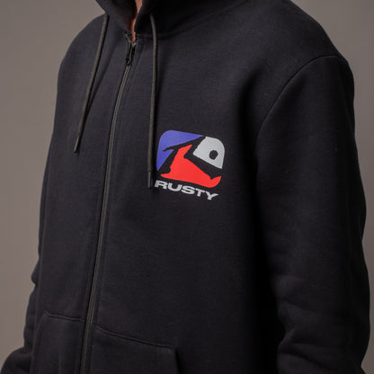 Campera Canguro Rusty Phenom Black