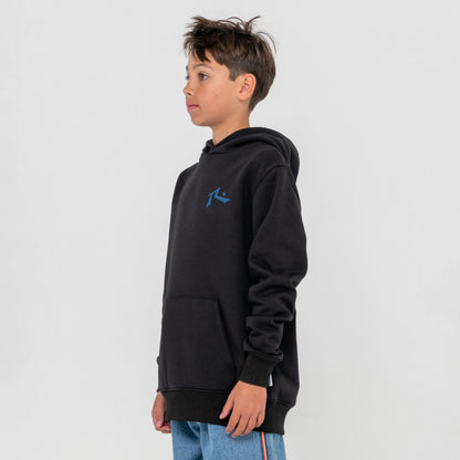 Canguro Rusty Competition Hood Jr Black/Atlantic Blue