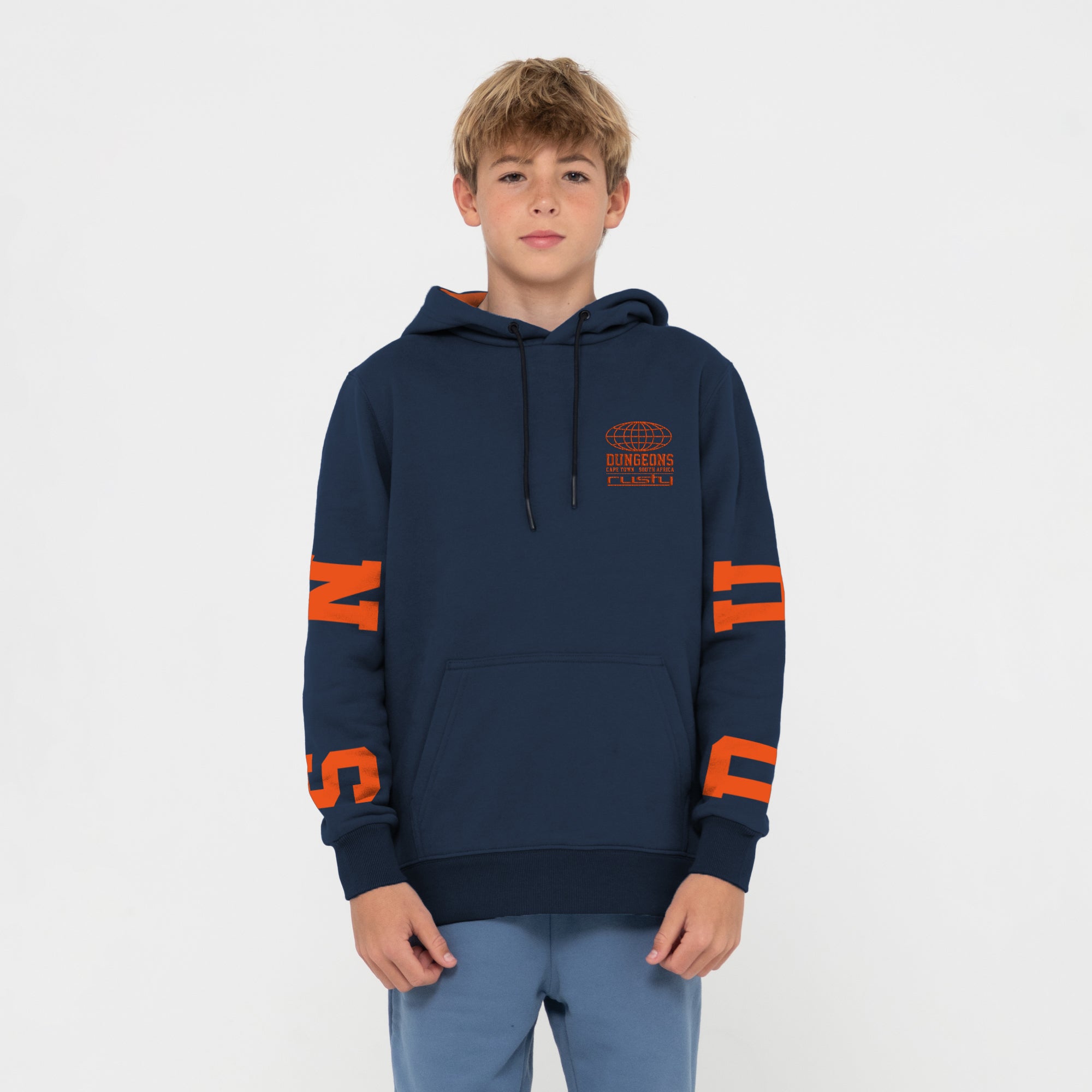 Canguro Rusty Dungeons Hood Jr Navy Blue