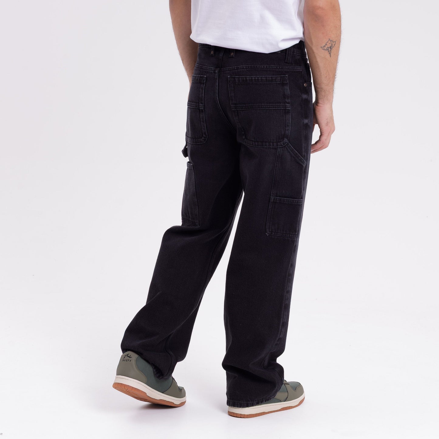 Jean Rusty Chillkat Worker Jean Black