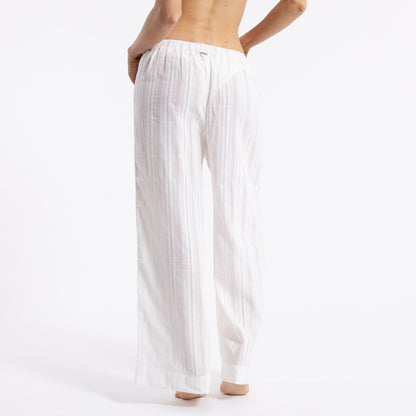 Pantalon Rusty Cici Sheer Beach Pant Ld Off White