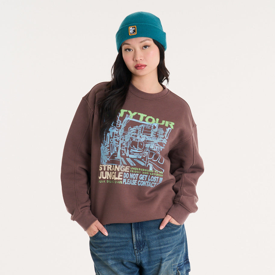 Buzo Vulk City Crew Brown
