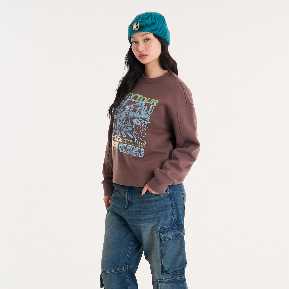 Buzo Vulk City Crew Brown