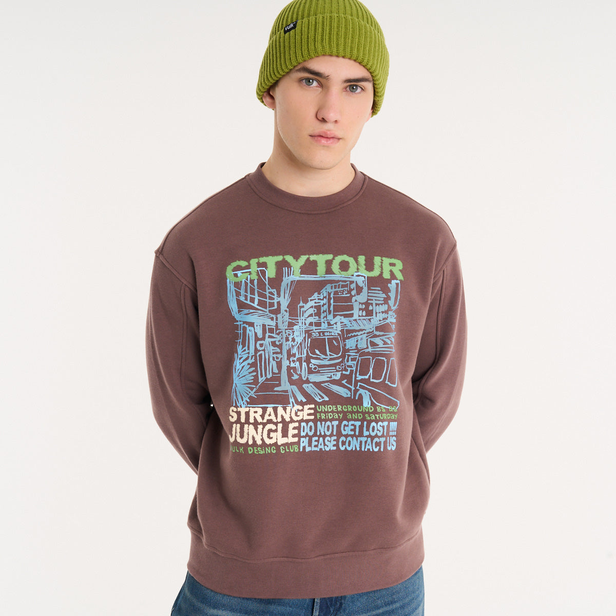 Buzo Vulk City Crew Brown