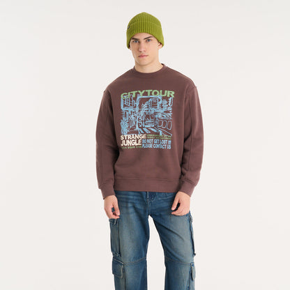 Buzo Vulk City Crew Brown