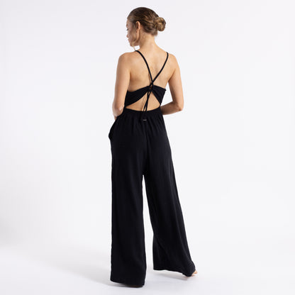 Enterito Rusty Clumsy Playsuit Ld Black