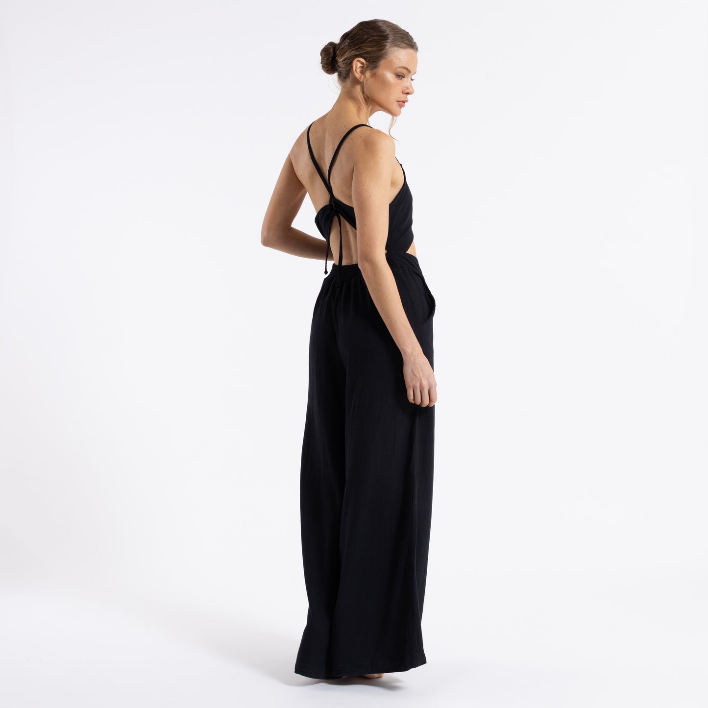 Enterito Rusty Clumsy Playsuit Ld Black