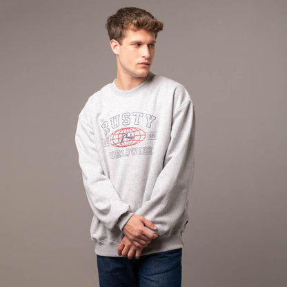 Buzo Rusty Collegiate Worldwide Megabig White Marle