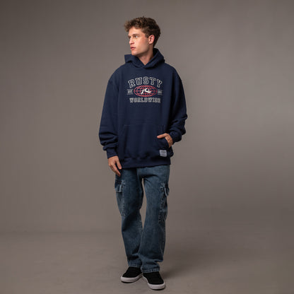 Canguro Rusty Collegiate Worldwide Hood Navy Blue