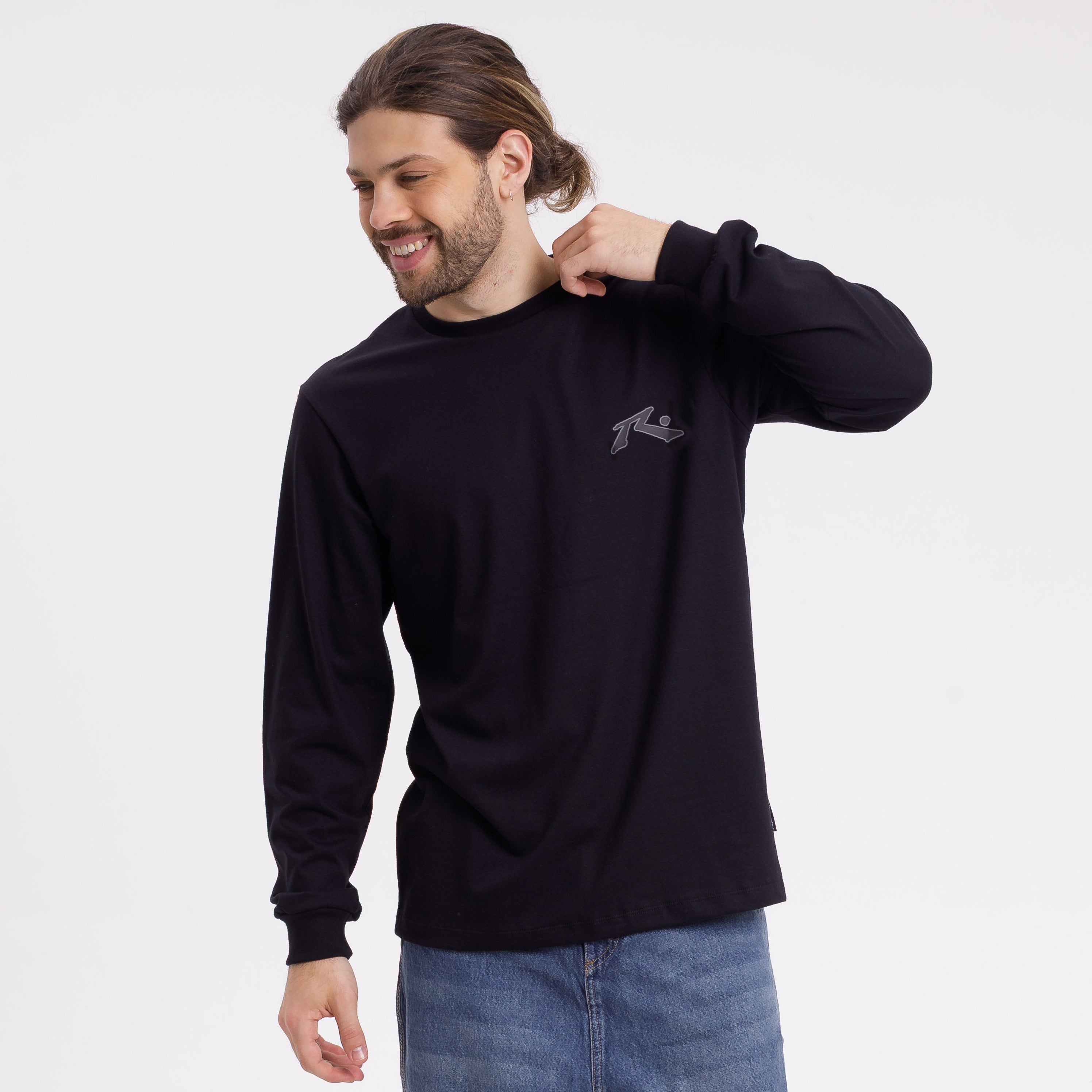 Remera Ml Rusty Competition 2.0 Ls Tee Black/Black