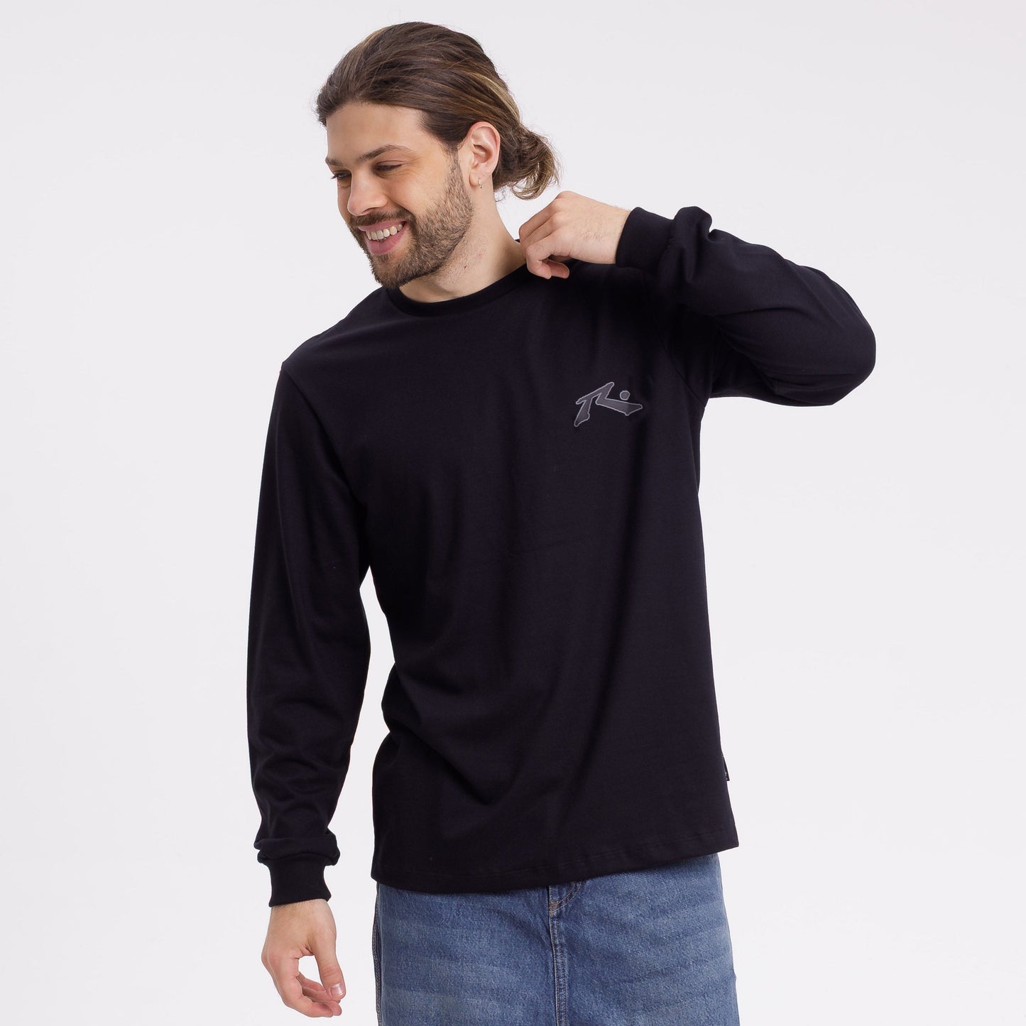 Remera Ml Rusty Competition 2.0 Ls Tee Black/Black
