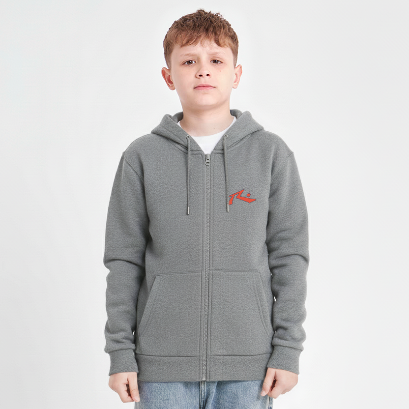 Campera Canguro Rusty Competition 2.0 Zh Jr Grey M/Orange